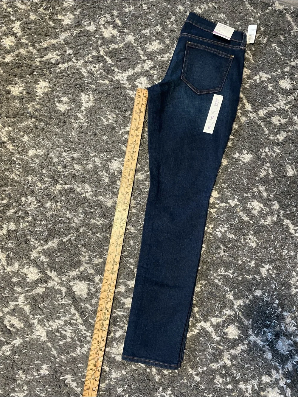 Old Navy Women's Dark Indigo Straight Leg Jeans